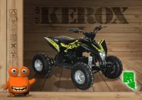Kerox - Quad Enfant E-MKT Électrique noir vertwebp